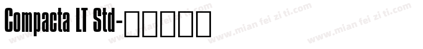 Compacta LT Std字体转换